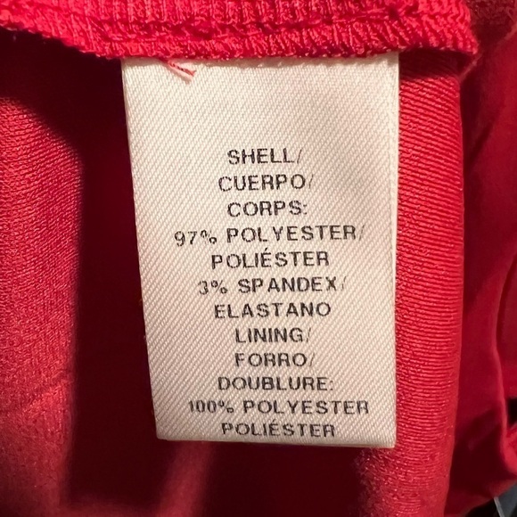 NORDSTROM Donna Morgan Twist Waist Cap Sleeve Red Midi Dress -Sz 6 - Picture 10 of 13